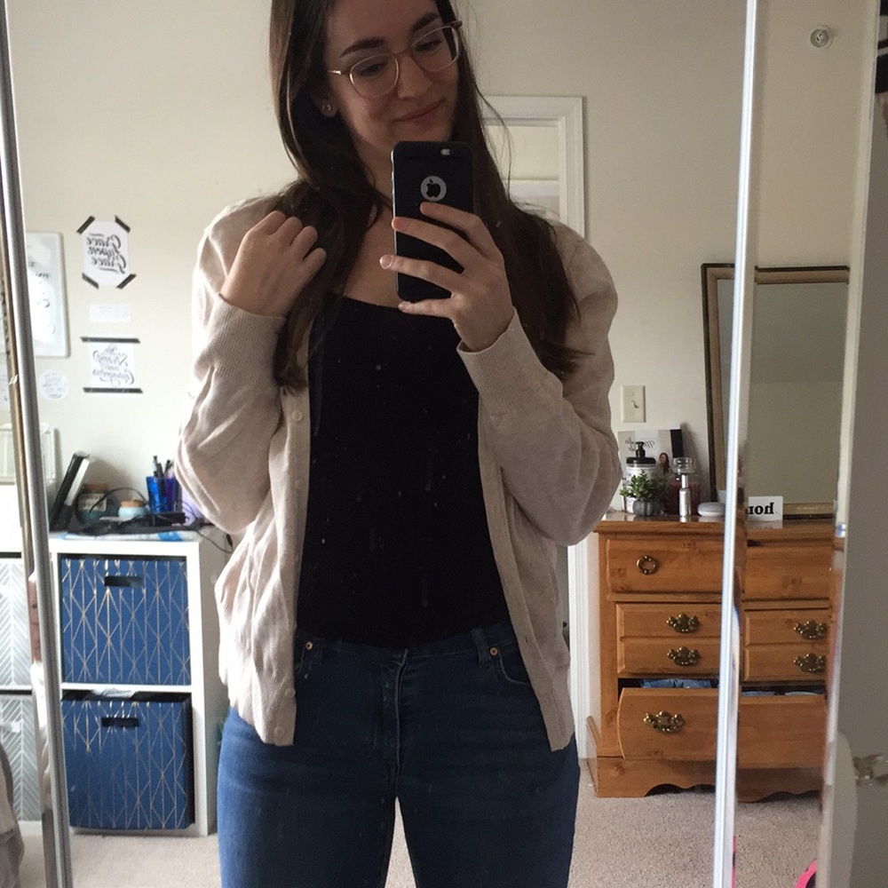 Beige cardigan